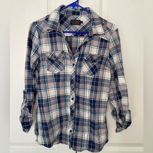 Plaid button up shirt